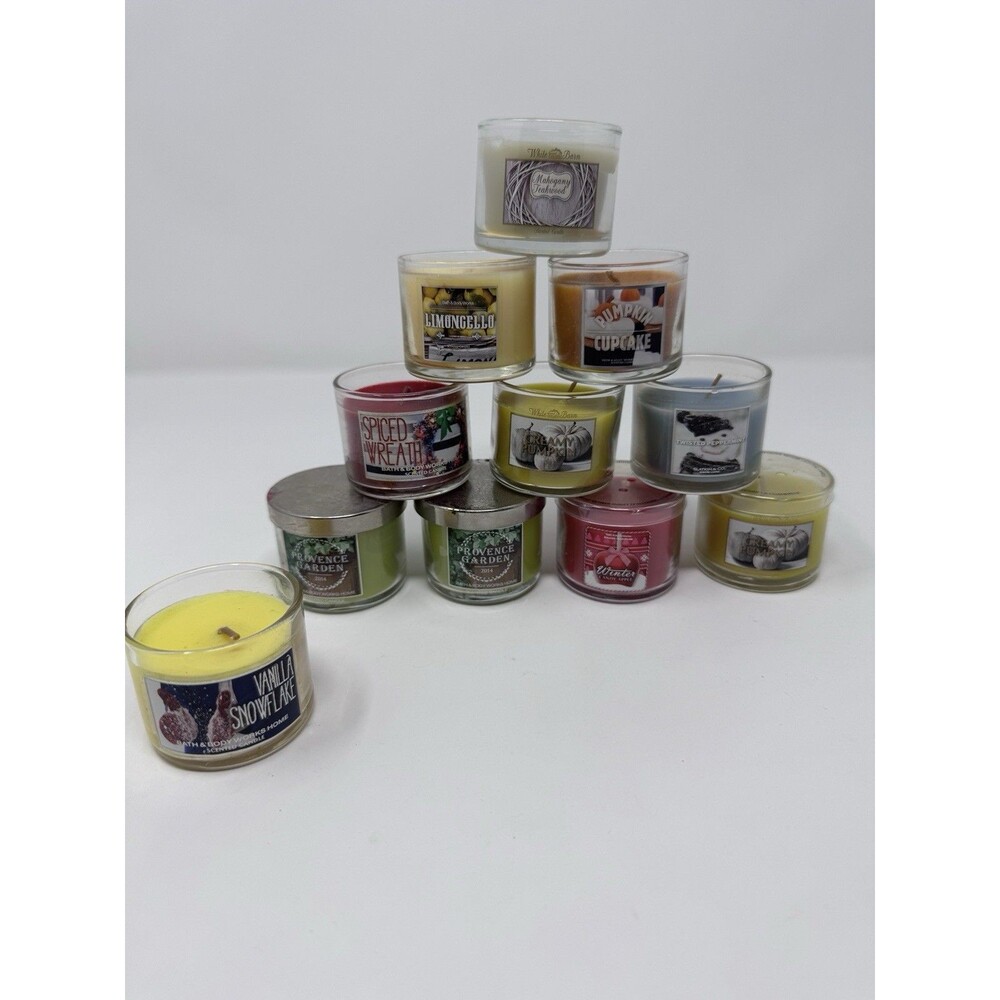 Bath & Body Works Slatkin & Co Mini 1.3oz Candles Lot of 11 NEW Various Scents